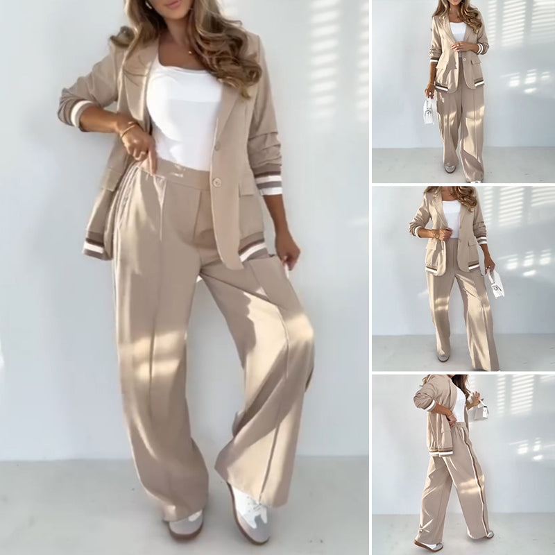 Kostenloser Versand🌸Damen Casual Beige 2-Teiliges Set