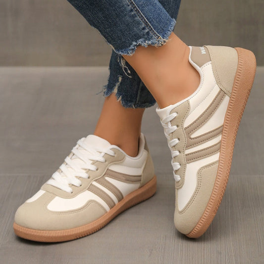 Damen Stylische Runde Zehen Rutschfeste Freizeitschuhe
