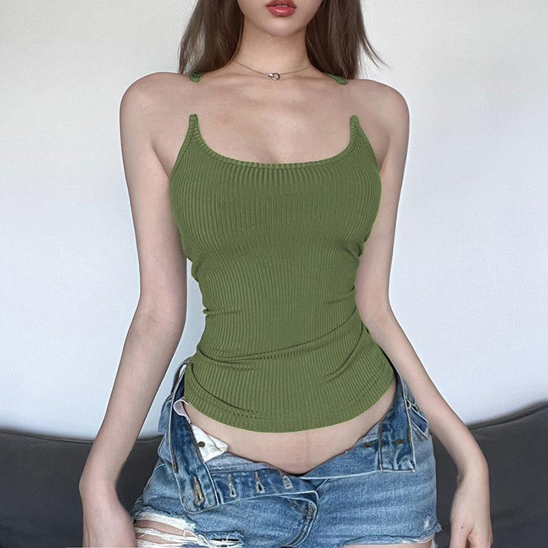 Einzigartiges Tanktop mit schmaler Passform und unsichtbaren Trägern für Damen