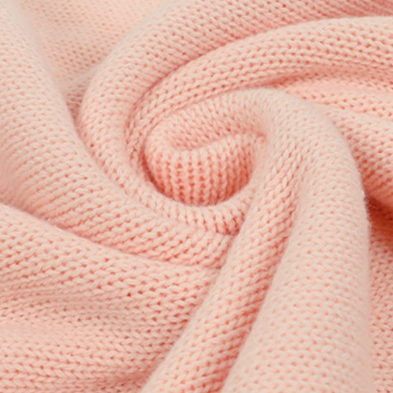 Lässiger, locker sitzender Strickpullover mit V-Ausschnitt für Damen