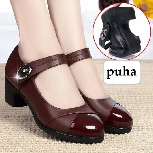 Bequeme Vintage Mary Jane Schuhe