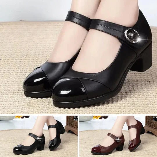 Bequeme Vintage Mary Jane Schuhe
