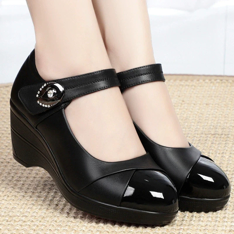 Bequeme Vintage Mary Jane Schuhe