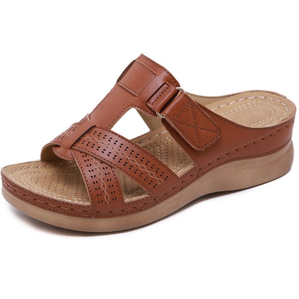 🎁Heißer Verkauf 49% Rabatt💥 ﻿Premium Leder Sandalen für Damen