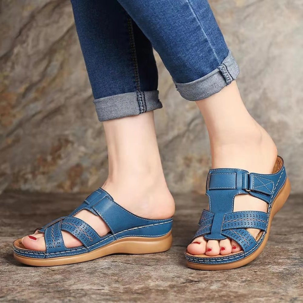 🎁Heißer Verkauf 49% Rabatt💥 ﻿Premium Leder Sandalen für Damen