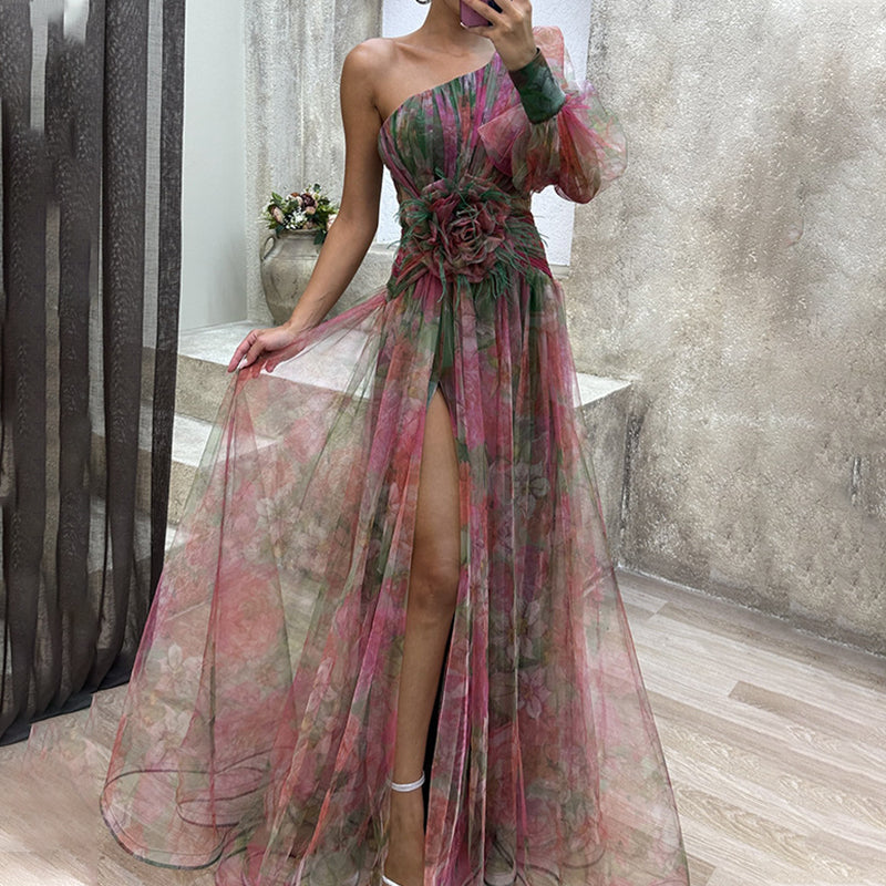 ⏳Begrenzte Zeit 50% Rabatt💥🌸Frühjahrs-Specials🌸 Damen Tüll Unregelmäßiges Kleid Kleider