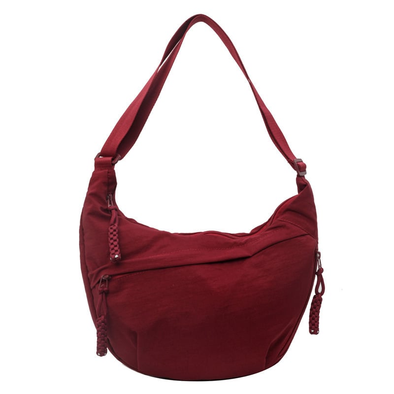 🩷HEISSER VERKAUF 50% RABATT🩷🔥Modische Damenmode Umhängetasche in einfarbigem Nylon