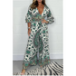 💃Jumpsuit mit V-Ausschnitt und Print für Damen
