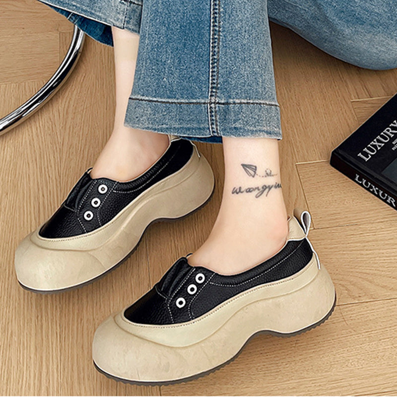 Slipper mit dicker Sohle für Damen