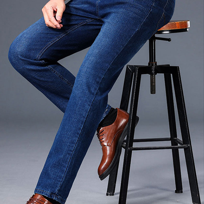 Herren Stretch Straight-Fit Jeans（50% AUSGEZEICHNET）