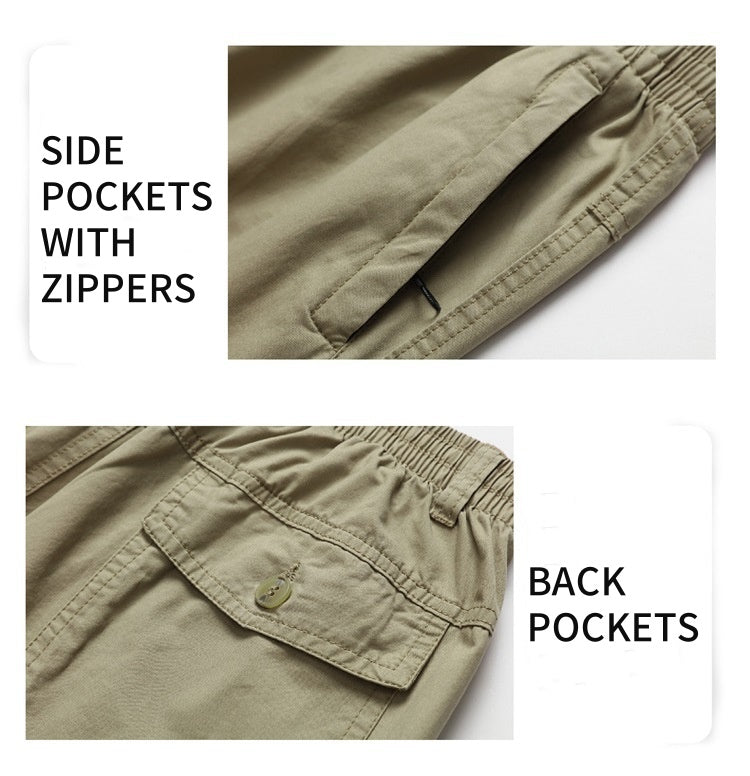 👖Strapazierfähige Ultra Comfort Loose Fit Hose mit mehreren Taschen
