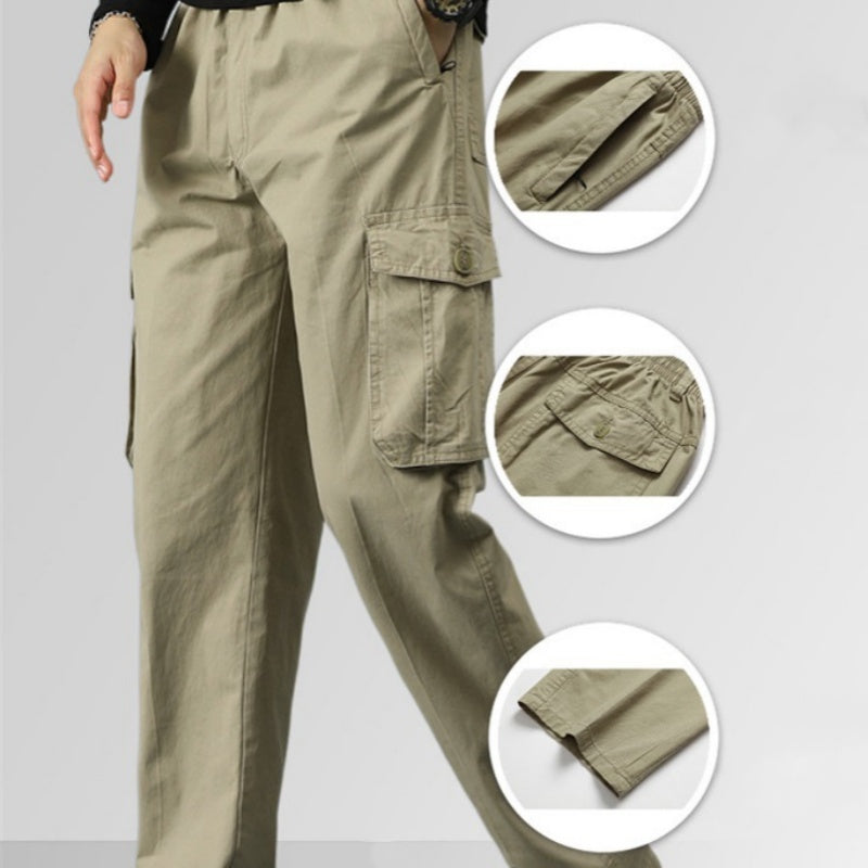 👖Strapazierfähige Ultra Comfort Loose Fit Hose mit mehreren Taschen