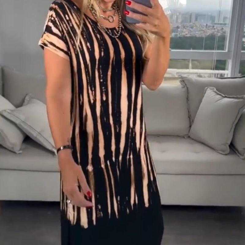 Trendiges Kleid mit Seitenschlitz für Damen