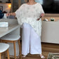 Damen Elegante Bestickte Bluse