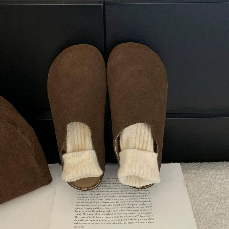 Bequeme Vintage-Schlupfclogs für Damen