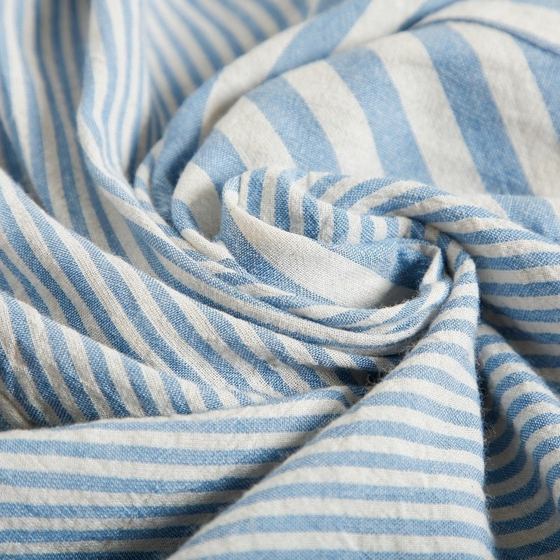 Lässiges, übergroßes, gestreiftes Oberteil mit V-Ausschnitt für Damen