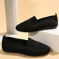 Damen-Schlupfschuhe mit flacher und weicher Sohle