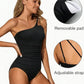 🩱Letzter Tagesverkauf – 50 % Rabatt🎉Asymmetrischer Badeanzug für Damen