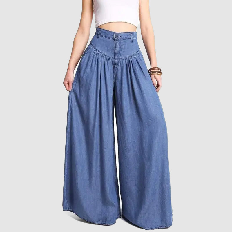 🌸NEUER SONDERANGEBOT✨ Weite Hose mit hoher Taille für Damen – schicke und mühelose Eleganz! 💃