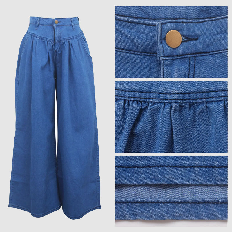 🌸NEUER SONDERANGEBOT✨ Weite Hose mit hoher Taille für Damen – schicke und mühelose Eleganz! 💃