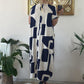 Trendiges Damenkleid mit Print, kurzen Ärmeln und lockerem Schnitt