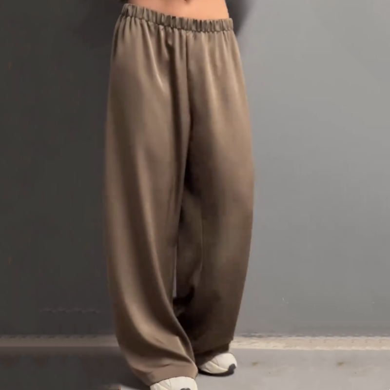 Zweiteiliges Set aus Mantel und Hose mit Farbblock-Reißverschluss