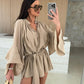 💝 Limitierter Verkauf 50% OFF 🔥 Damen Solid Color Loose Mini Kleid