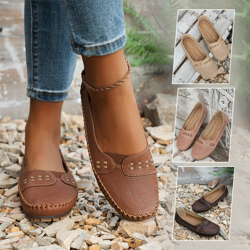 Bequeme, atmungsaktive flache Schuhe für Frauen