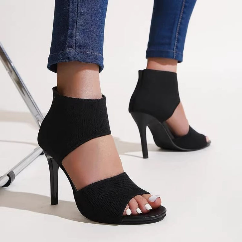 Stylische Damen Sandalen mit schlankem Absatz