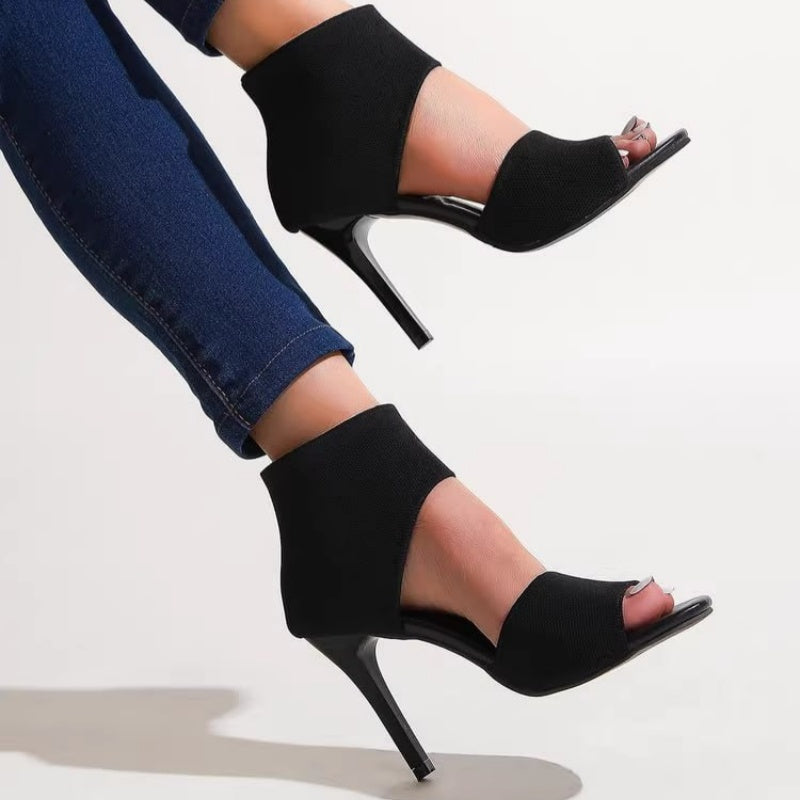Stylische Damen Sandalen mit schlankem Absatz