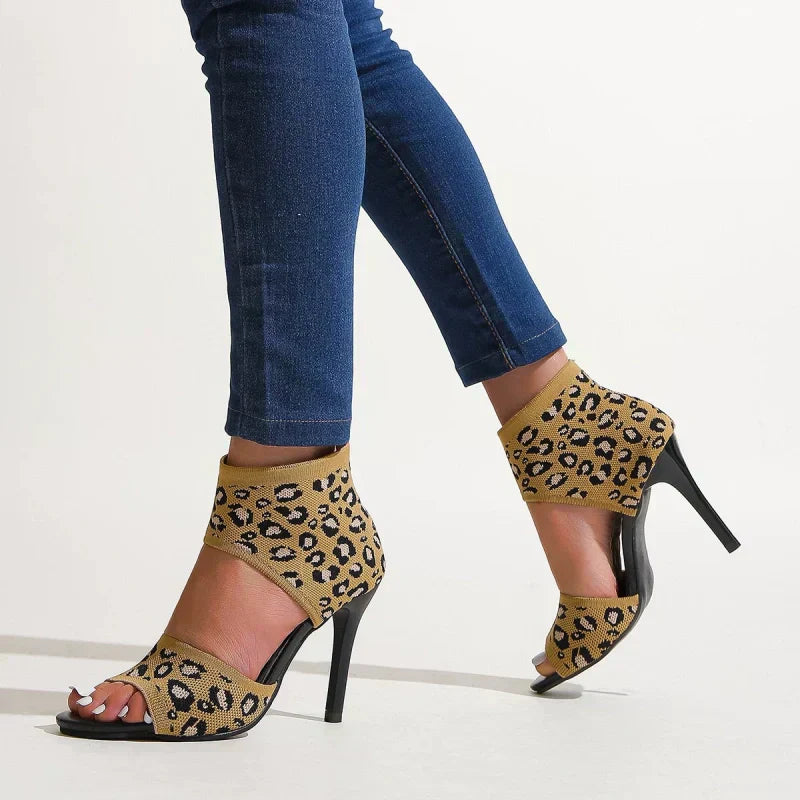 Stylische Damen Sandalen mit schlankem Absatz