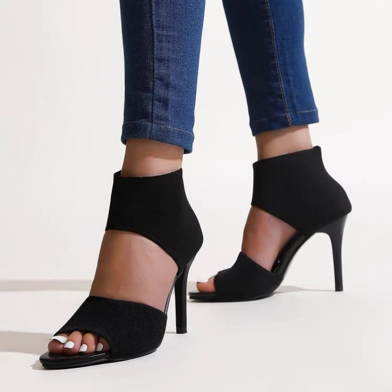 Stylische Damen Sandalen mit schlankem Absatz
