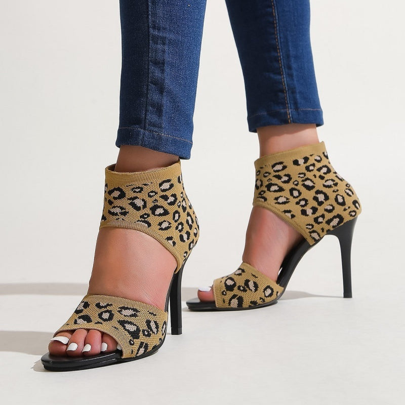 Stylische Damen Sandalen mit schlankem Absatz