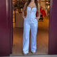 💕Schlanker, sexy, trägerloser Jumpsuit mit Reißverschlusstasche für Damen