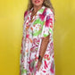 🔥Locker sitzendes Damenkleid mit Druck und Taschen