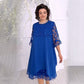 💖Transparentes Spitzenkleid in Layering-Optik