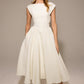 Elegantes Midikleid mit fließendem Korsett