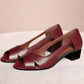 Elegante Damen-Sandalen mit Blockabsatz und Peep-Toe-Effekt