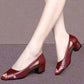 Elegante Damen-Sandalen mit Blockabsatz und Peep-Toe-Effekt