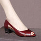 Elegante Damen-Sandalen mit Blockabsatz und Peep-Toe-Effekt
