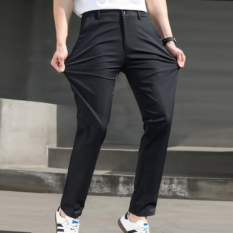 Lässige, atmungsaktive Hose mit geradem Bein für Herren