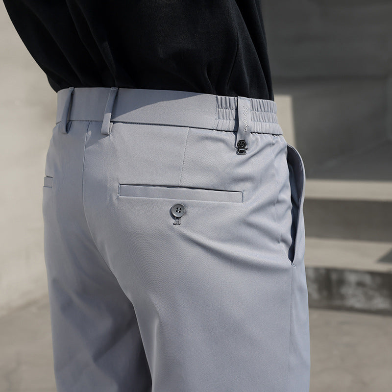 Lässige, atmungsaktive Hose mit geradem Bein für Herren