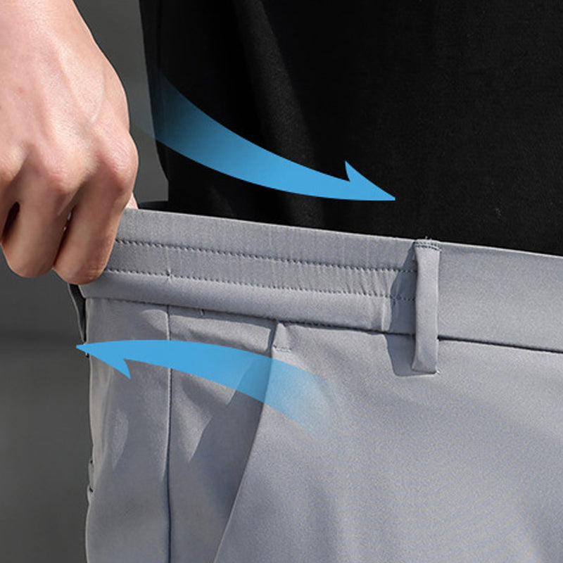 Lässige, atmungsaktive Hose mit geradem Bein für Herren