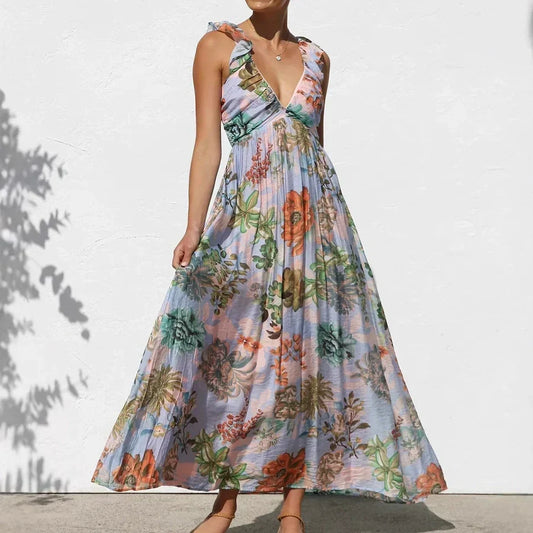 Bohemian Sunset Romance Kleid