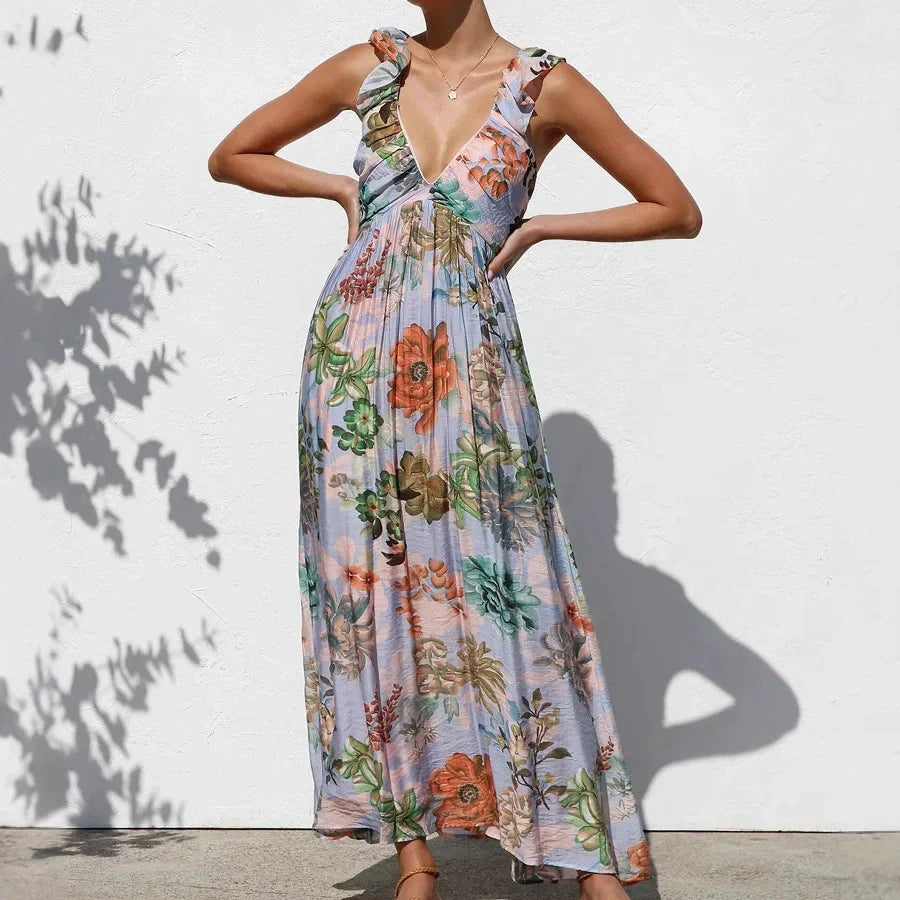 Bohemian Sunset Romance Kleid