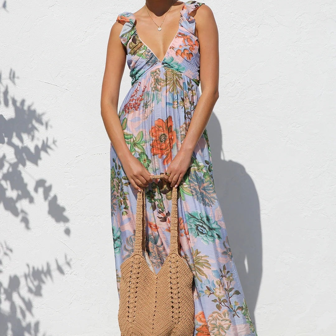 Bohemian Sunset Romance Kleid