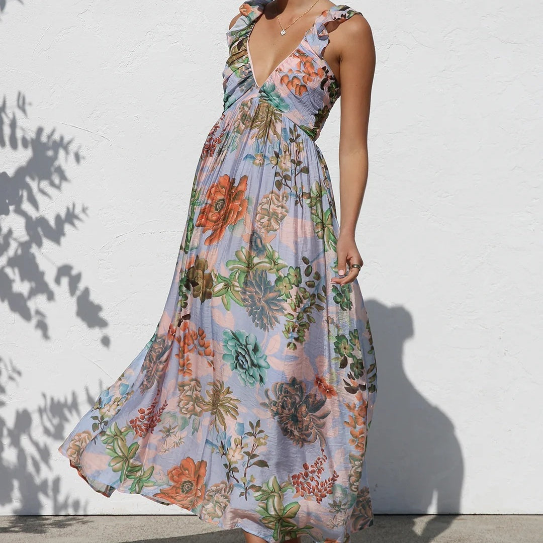 Bohemian Sunset Romance Kleid