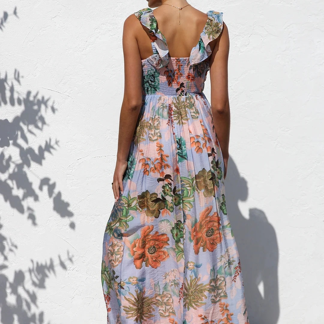 Bohemian Sunset Romance Kleid