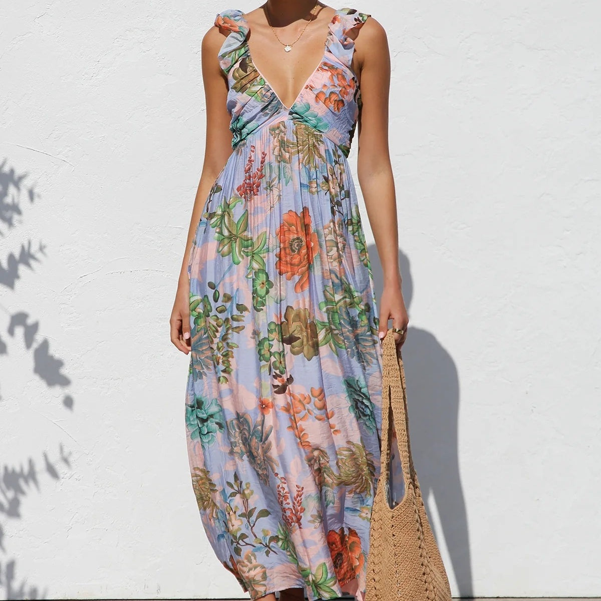 Bohemian Sunset Romance Kleid