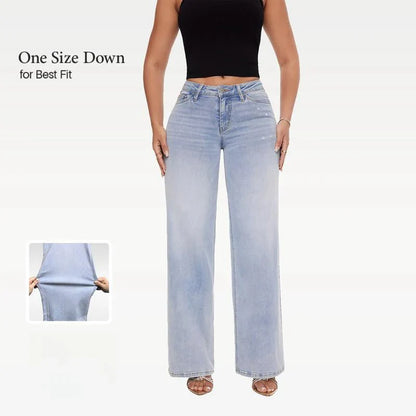 🔥 Baggy Jeans mit mittlerer Leibhöhe